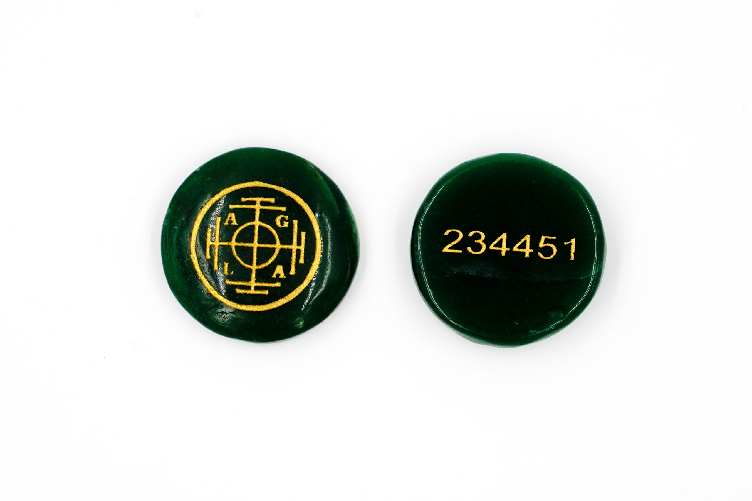 Green Aventurine Zibu Coin